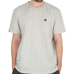 Matrix Large Logo Marl Grey / Lime Fishing T-Shirt