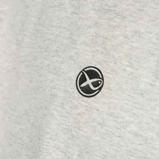 Matrix Large Logo Marl Grey / Lime Fishing T-Shirt