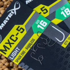 Matrix MXC-5 Light Spade End Barbless Hooks