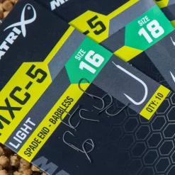 Matrix MXC-5 Light Spade End Barbless Hooks