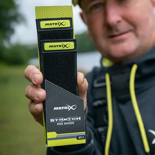 Matrix X-Stretch Fishing Rod Bands x2