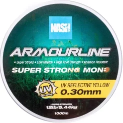Nash Armourline Super Strong UV Yellow Mono 1000m- Line