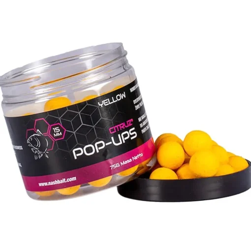 Nash Citruz Pop Ups Yellow 75g- Bait & Additives