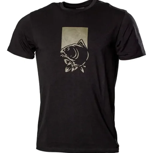 Nash Make It Happen Fish Logo Black T-Shirt- Clothing
