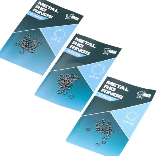 Nash Metal Fishing Rig Rings- Terminal Tackle