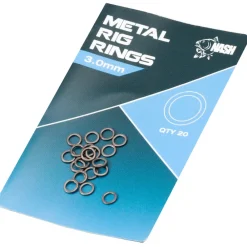 Nash Metal Fishing Rig Rings- Terminal Tackle