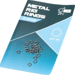 Nash Metal Fishing Rig Rings- Terminal Tackle