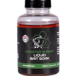 Nash Monster Shrimp Liquid Bait Soak 250ml- Bait & Additives