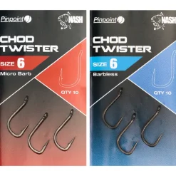 Nash Pinpoint Chod Twister Hooks- Terminal Tackle