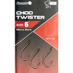 Nash Pinpoint Chod Twister Hooks- Terminal Tackle