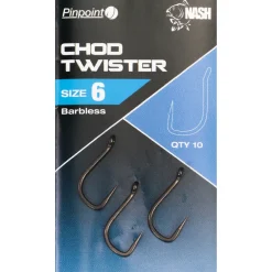 Nash Pinpoint Chod Twister Hooks- Terminal Tackle