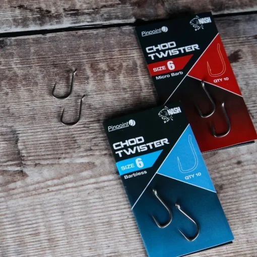Nash Pinpoint Chod Twister Hooks- Terminal Tackle