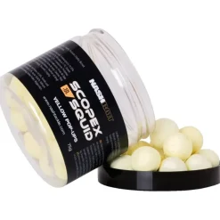 Nash Scopex Squid Airball Pop Ups Yellow- Bait & Additives