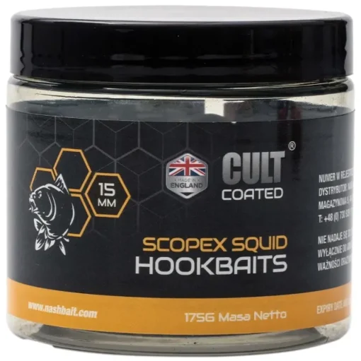 Nash Scopex Squid Cult Coated Hookbaits- Bait & Additives