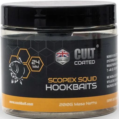 Nash Scopex Squid Cult Coated Hookbaits- Bait & Additives