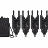 Nash Siren R2 4-Rod Fishing Bite Alarm Presentation Set- Bite Alarms