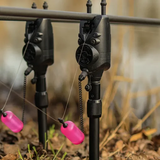 Nash Siren R4 2-Rod Fishing Bite Alarm Presentation Set- Bite Alarms