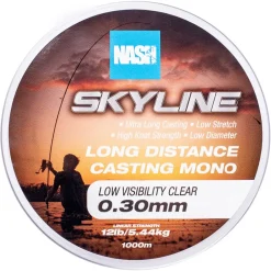 Nash Skyline Low Visibility Clear Mono 1000m- Line
