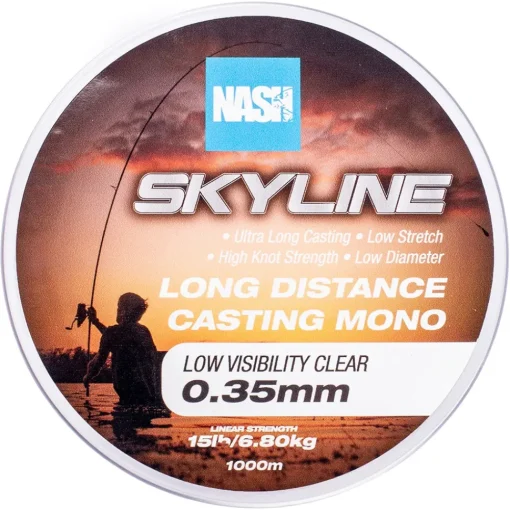 Nash Skyline Low Visibility Clear Mono 1000m- Line