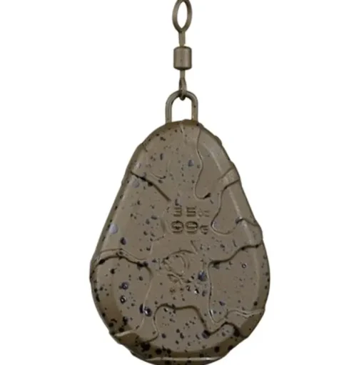 Nash Super Flat Pear Swivel Lead- Terminal Tackle