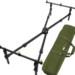 NGT 3 Rod Cross Style Pod With Case- Rod Pods