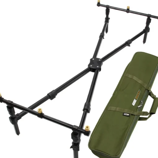 NGT 3 Rod Cross Style Pod With Case- Rod Pods