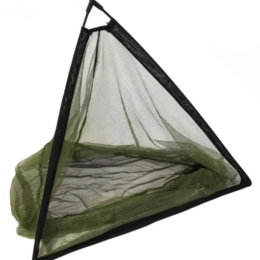 NGT 42" Specimen Two-Tone Mesh Net With Plastic 'V' Block & Stink Bag- Nets