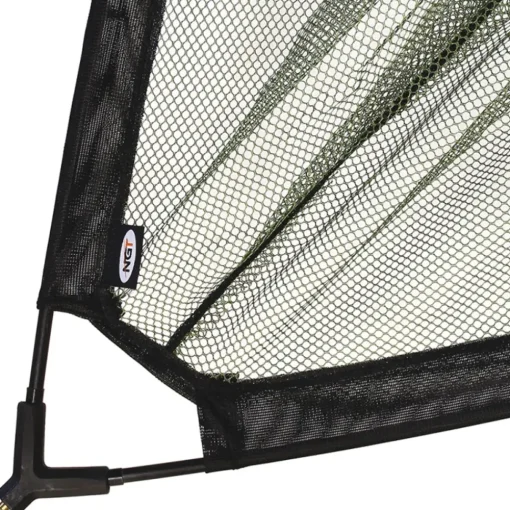 NGT 42" Specimen Two-Tone Mesh Net With Plastic 'V' Block & Stink Bag- Nets