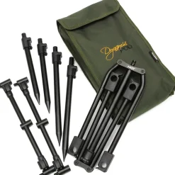 NGT Dynamic 3 Rod Compact Pod Fully Adjustable + Buzz Bars + Case- Rod Pods