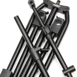 NGT Dynamic 3 Rod Compact Pod Fully Adjustable + Buzz Bars + Case- Rod Pods