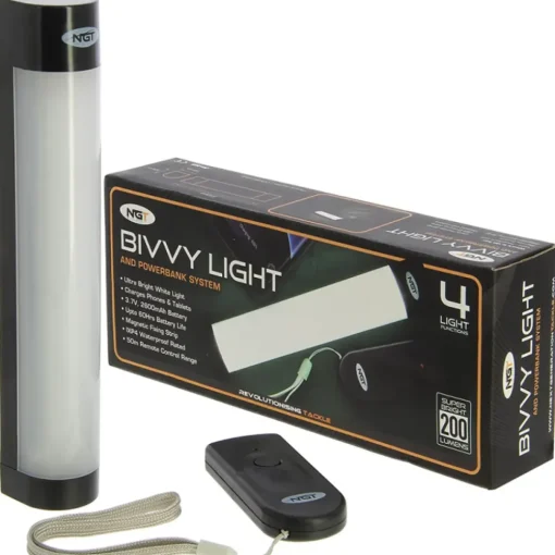 NGT Large Bivvy Light Large & Powerbank System- Lighting