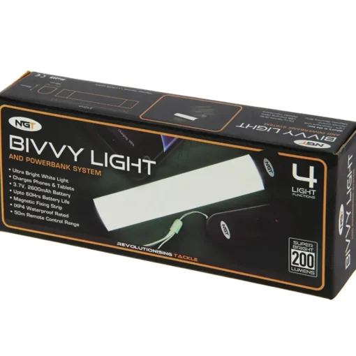 NGT Large Bivvy Light Large & Powerbank System- Lighting