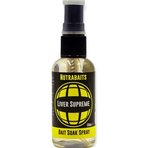 Nutrabaits Liver Supreme Fishing Bait Soak Spray 50ml- Bait & Additives