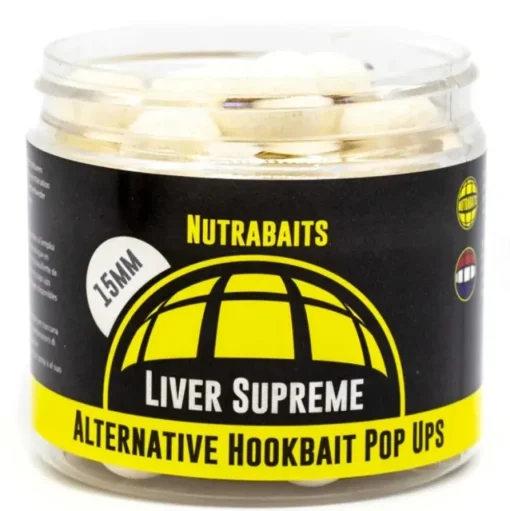 Nutrabaits Liver Supreme Alternative Hookbait Fishing Pop Ups- Bait & Additives
