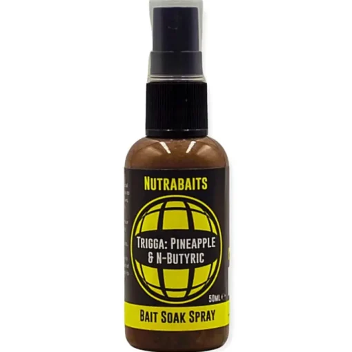 Nutrabaits Trigga Pineapple & N-Butyric High Attract Fishing Spray 50ml- Bait & Additives