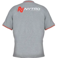 Nytro Light Marl Grey Polo T-Shirt