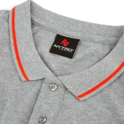 Nytro Light Marl Grey Polo T-Shirt