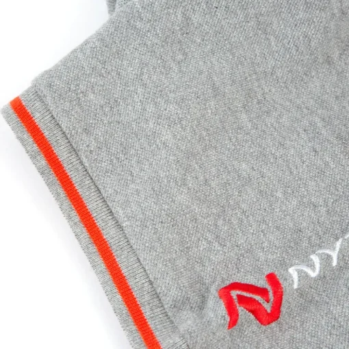 Nytro Light Marl Grey Polo T-Shirt