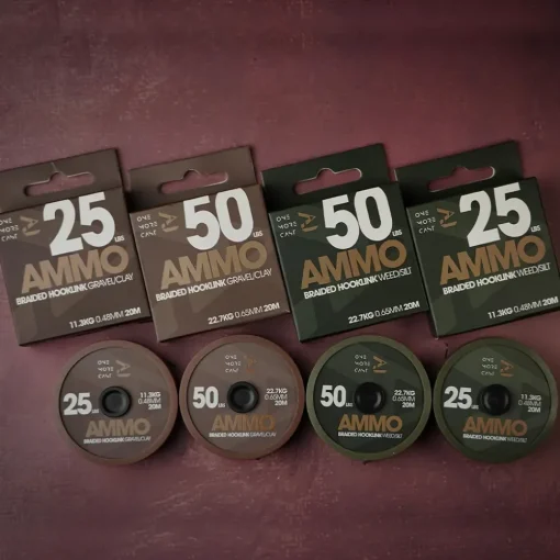 One More Cast OMC AMMO Braided Hooklink 20m- Terminal Tackle