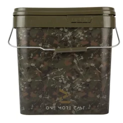 One More Cast OMC Camo Square Bucket 17L- Buckets & Riddles