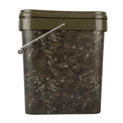 One More Cast OMC Camo Square Bucket 17L- Buckets & Riddles