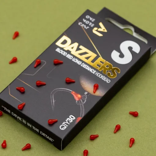 One More Cast OMC Dazzlers Blood Red Long Distance Fishing Hook Bead- Terminal Tackle