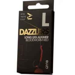 One More Cast OMC Dazzlers Long Leg Aligner Red Bloodworm- Terminal Tackle