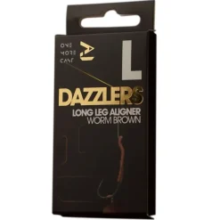 One More Cast OMC Dazzlers Long Leg Aligner Brown Worm- Terminal Tackle