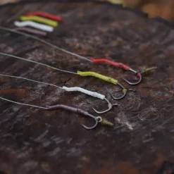 One More Cast OMC Dazzlers Long Leg Aligner Brown Worm- Terminal Tackle