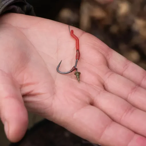 One More Cast OMC Dazzlers Long Leg Aligner Red Bloodworm- Terminal Tackle