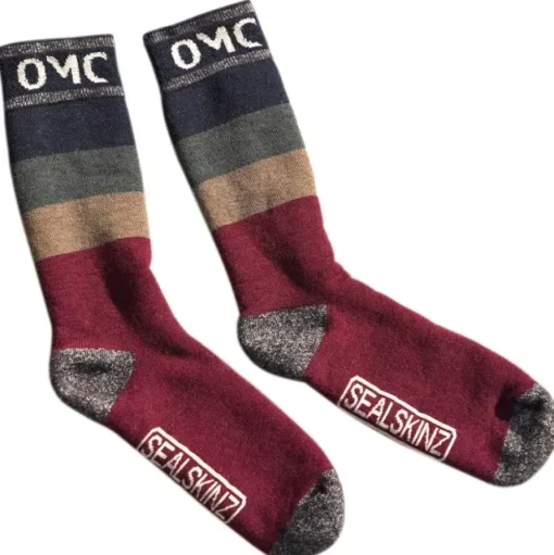 One More Cast OMC Knotting Heel Socks- Clothing