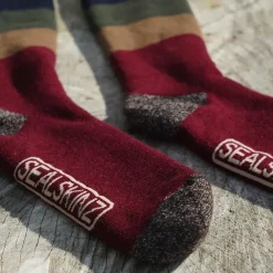 One More Cast OMC Knotting Heel Socks- Clothing