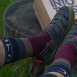 One More Cast OMC Knotting Heel Socks- Clothing
