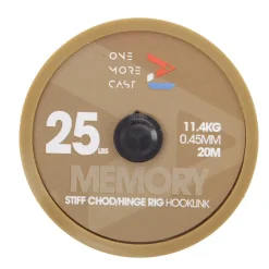 One More Cast OMC Memory Stiff Chod Hinge Rig Fishing Hooklink 20m- New Arrivals | Line